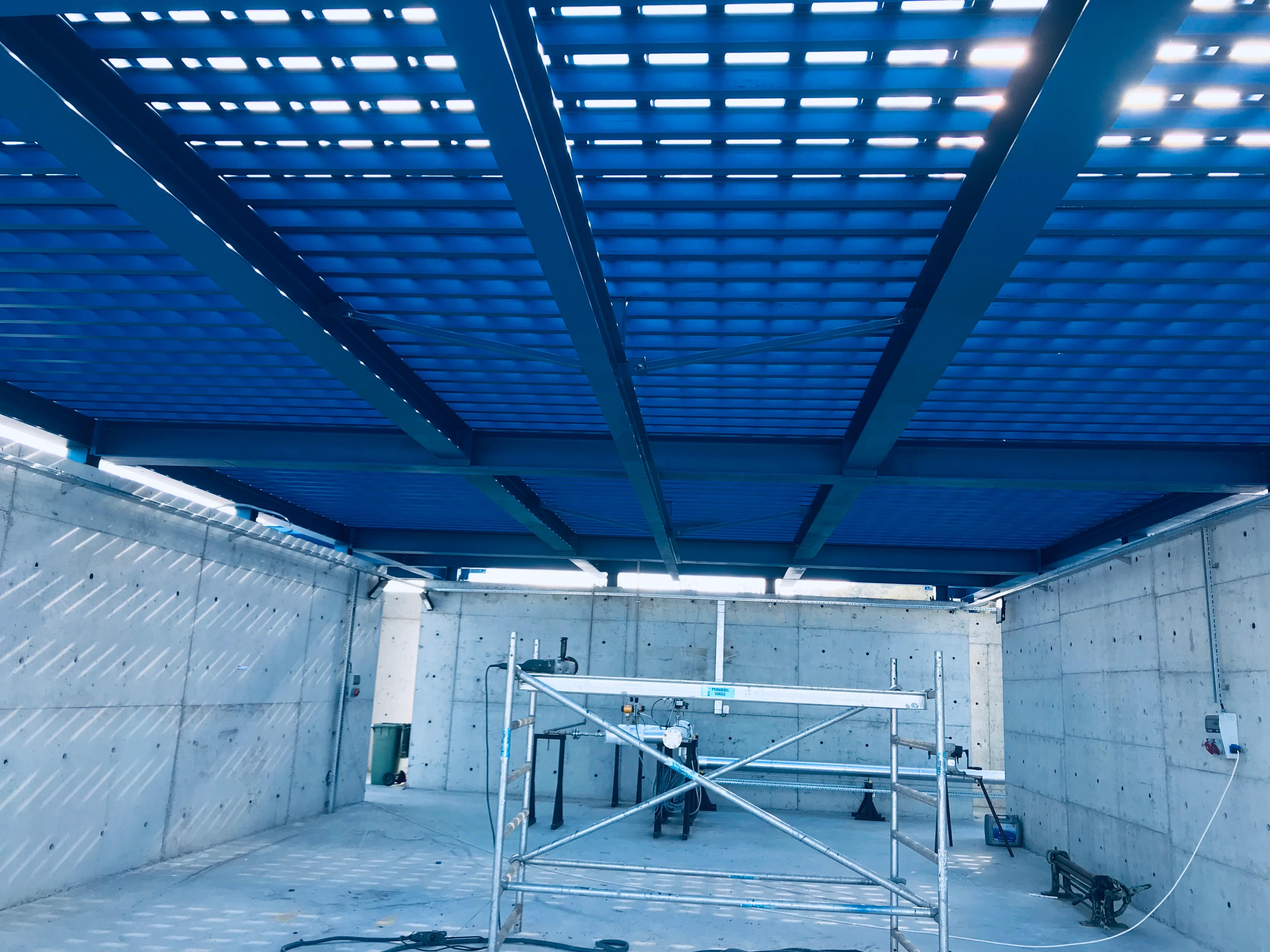 Şile Tesisleri Teknik Hacim Çelik Çatısı - Detay Resmi 1