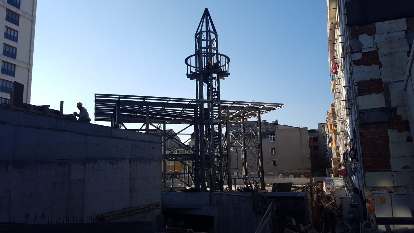 Yenisahra Camii Çelik Ana Taşıyıcı Konstrüksiyonu - Detay Resmi 2