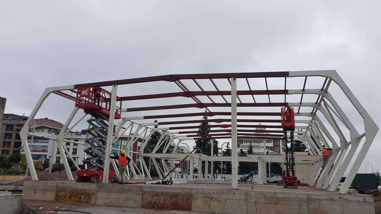 Sultanbeyli Teknoloji Merkezi Mimari Çelik Konstrüksiyonu - Detay Resmi 1