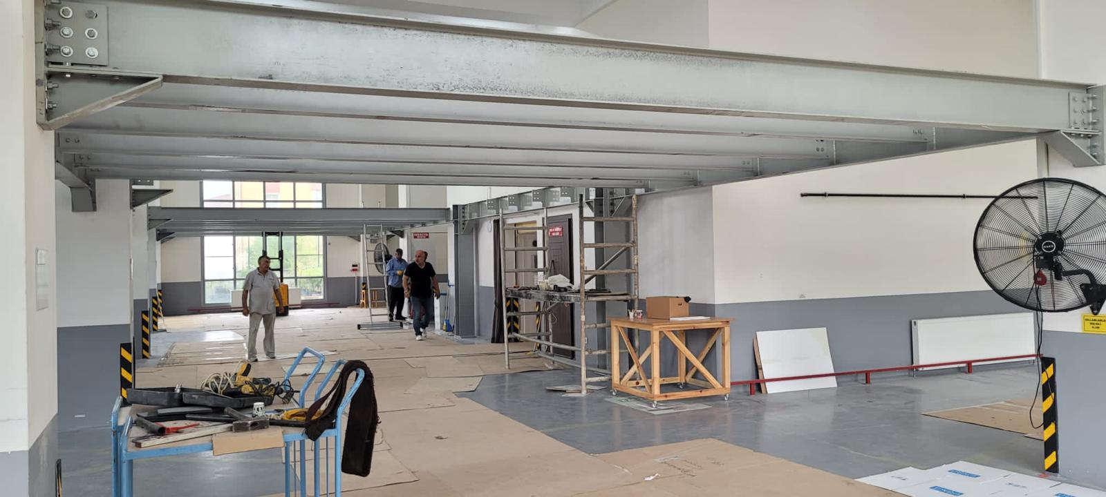 Ataşehir Ferhatpaşa Endüstriyel Tesis Çelik Asma Katı - Detay Resmi 2